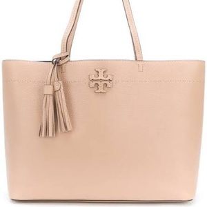 SOLD——Tory Burch McGraw Pebbled Leather Tote